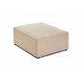 Voir la diapositive 3 : BEST MOBILIER Topaze - pouf - en velours texturé