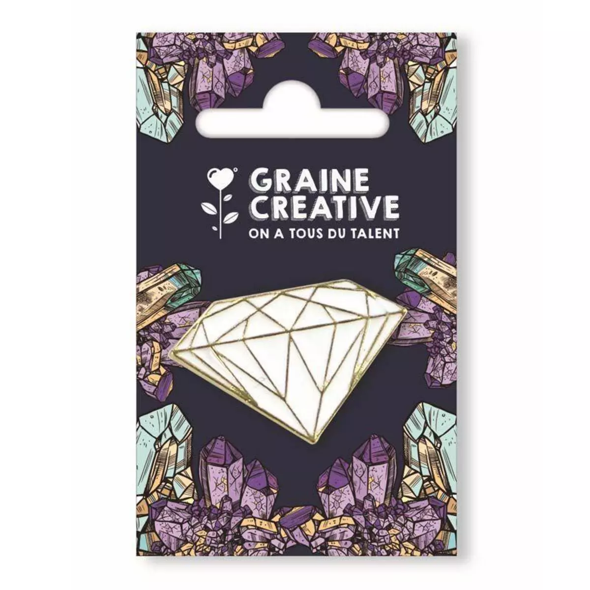 Graine créative Pin's - Diamant
