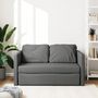 Voir la diapositive 3 : VIDAXL Canapé lit 2 en 1 gris foncé 112x174x55 cm tissu