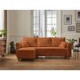 Voir la diapositive 5 : BEST MOBILIER Saphir - canapé d'angle réversible 4 places - convertible - avec coffre - en tissu