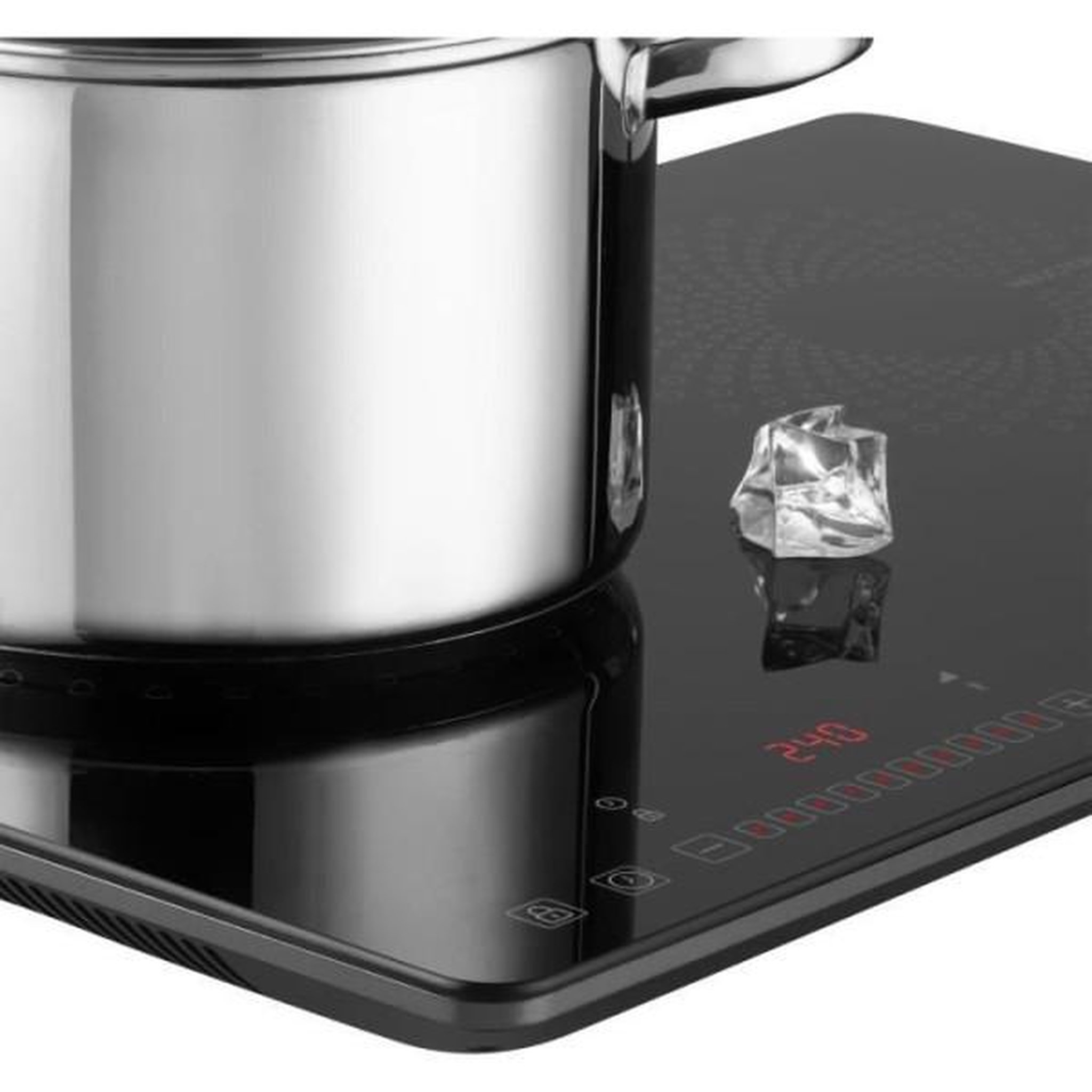Voir la diapositive 5 : MARKET24 Plaque de Cuisson - Mobile Electrique Plaque de cuisson a induction - SENCOR - SCP 4501BK - 3400 W - 2 foyers - Ultra fin - Noir