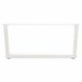 Voir la diapositive 5 : VIDAXL Pieds de table a manger forme V 2pcs blanc 70x(30-31,3)cm acier