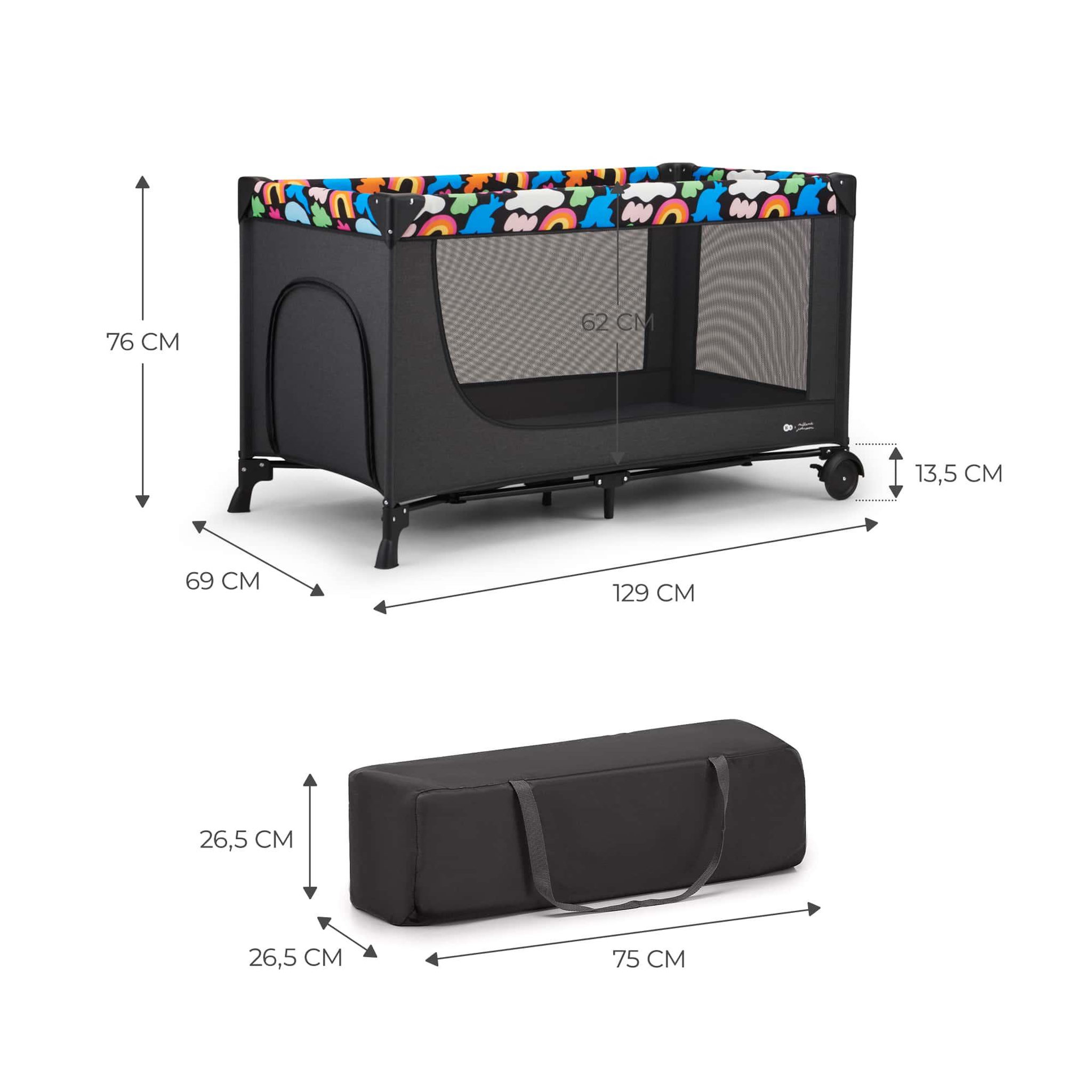 Voir la diapositive 6 : KINDERKRAFT Lit voyage parc bebe pliable avec accessoires pra