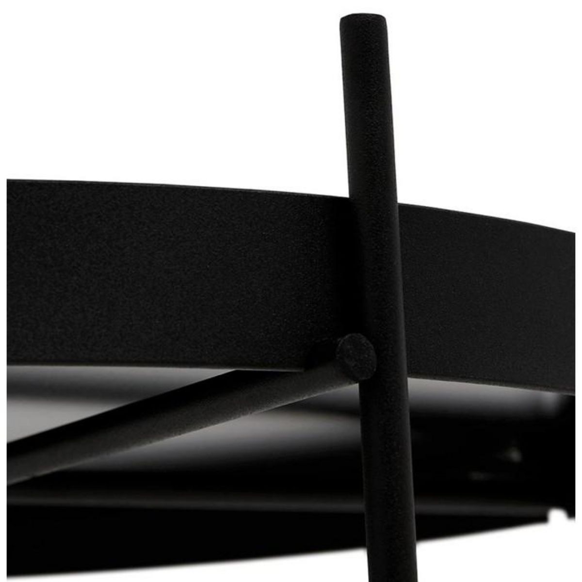 Paris Prix Table Basse Design Ronde  Kamal  63cm Noir