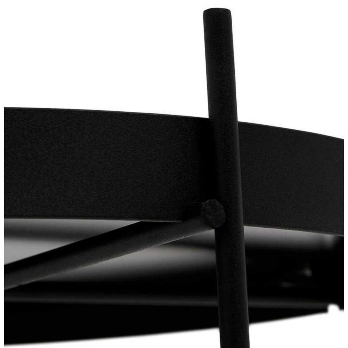 Paris Prix Table Basse Design Ronde  Kamal  63cm Noir