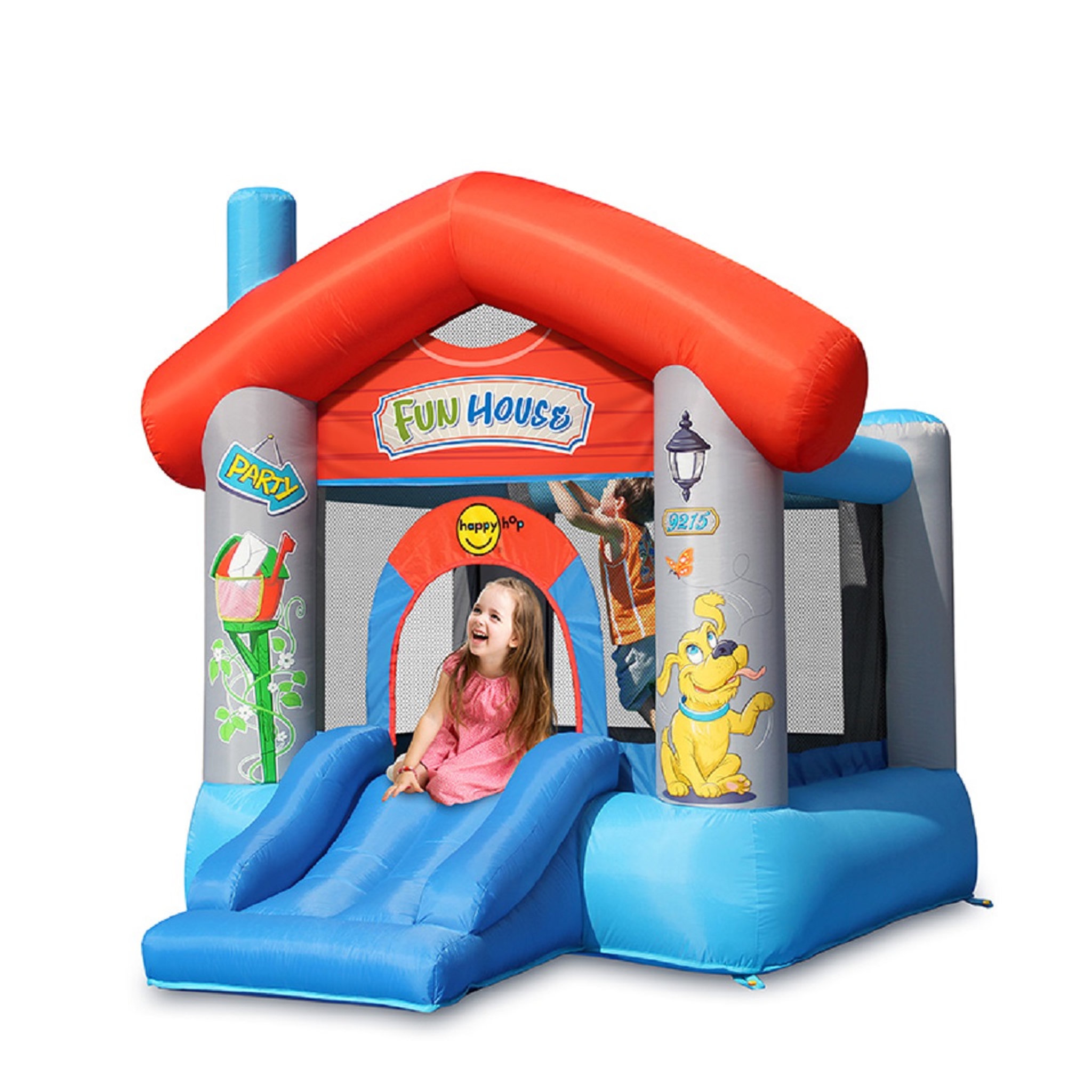 HAPPY HOP Aire de jeux gonflable Joy House BJ9215