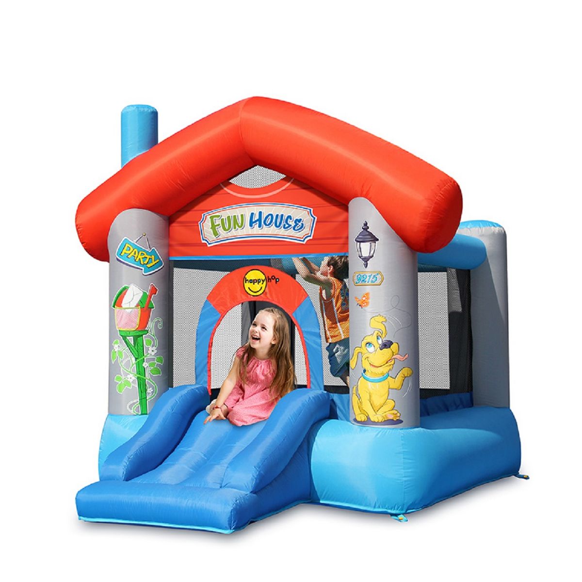 HAPPY HOP Aire de jeux gonflable Joy House BJ9215