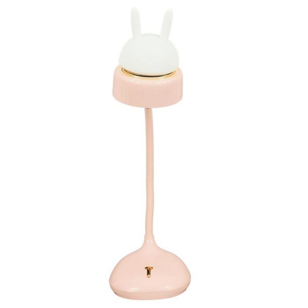 Paris Prix Lampe de Bureau Led  Chat  34cm Rose