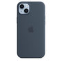 Voir la diapositive 2 : APPLE Coque en silicone avec MagSafe pour Apple iPhone 14 Plus Bleu orage