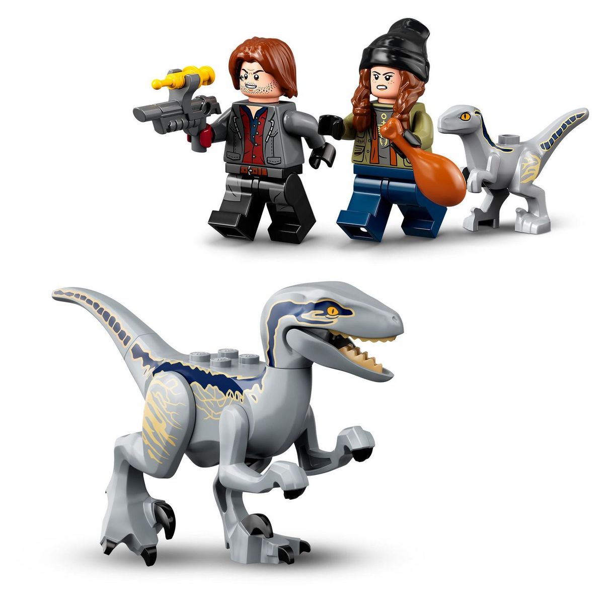 LEGO Jurassic World 76946 La Capture des Vélociraptors Beta et Blue