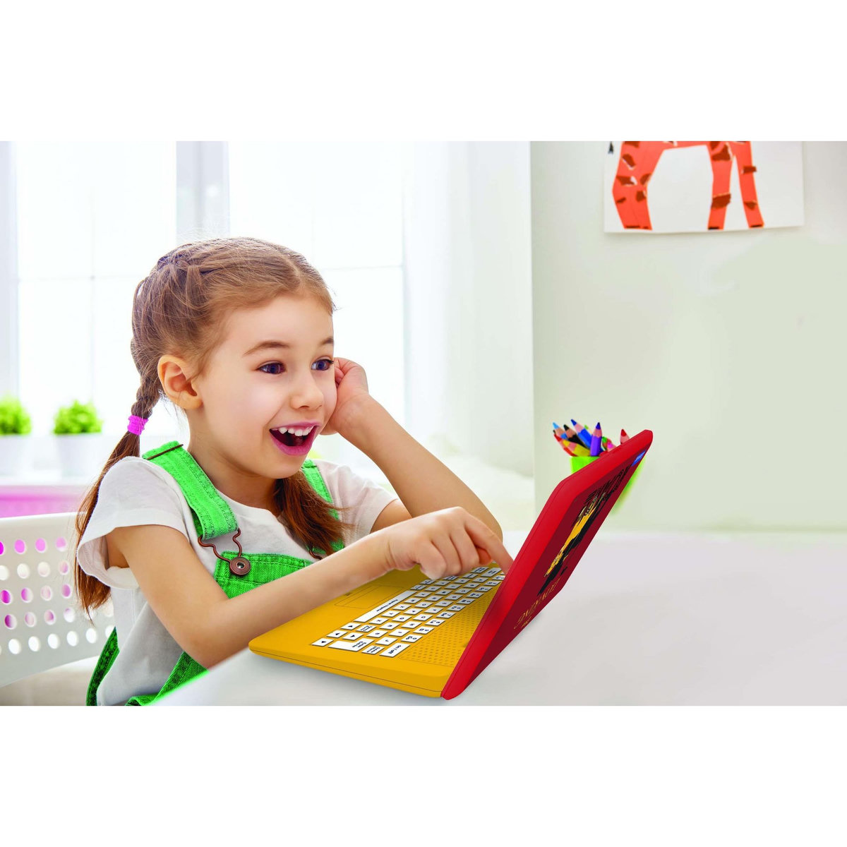 Lexibook Ordinateur portable éducatif bilingue Le Roi lion (FR/EN)