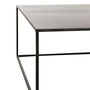Voir la diapositive 3 : Paris Prix Table Basse Carrée en Métal  Lovra  80cm Noir