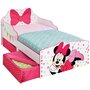  Minnie Mouse - Lit pour enfants avec espace de rangement sous le lit 70 x 140 cm