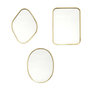 Voir la diapositive 1 : The Home Deco Factory Lot de 3 miroirs contour D Co
