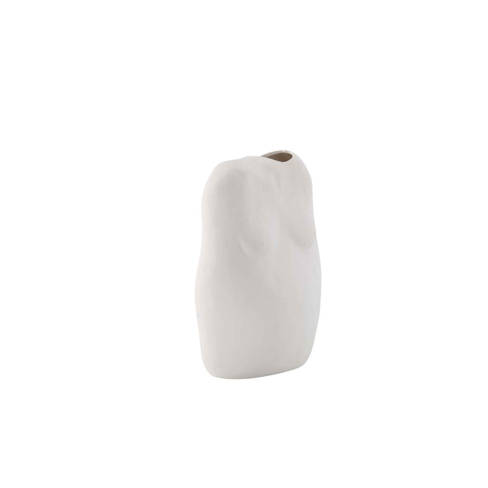 Voir la diapositive 3 : Paris Prix Vase buste en céramique  romie  28cm blanc cassé