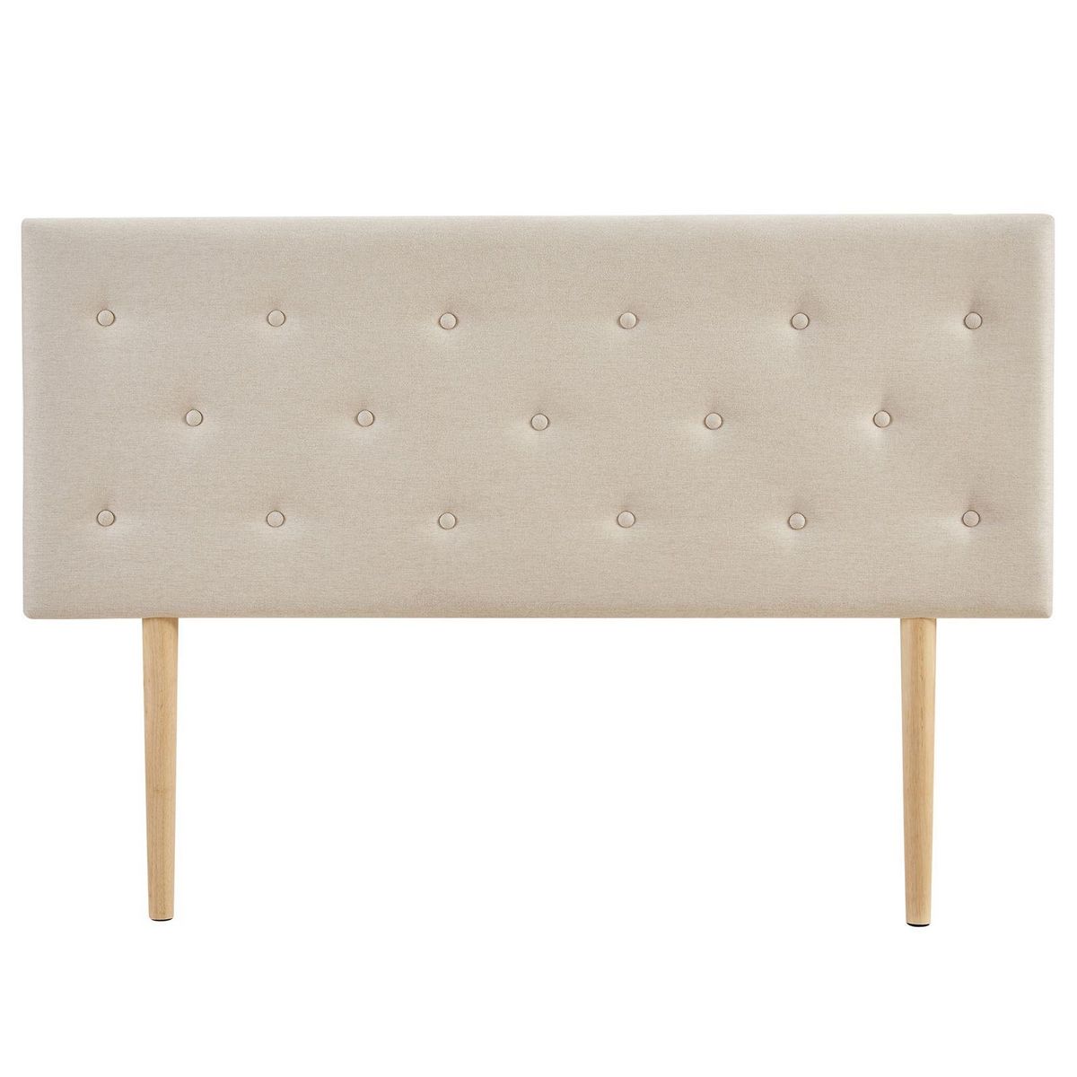 IDIMEX Tête de lit BLOMIN 140 capitonnée sur pieds, en tissu