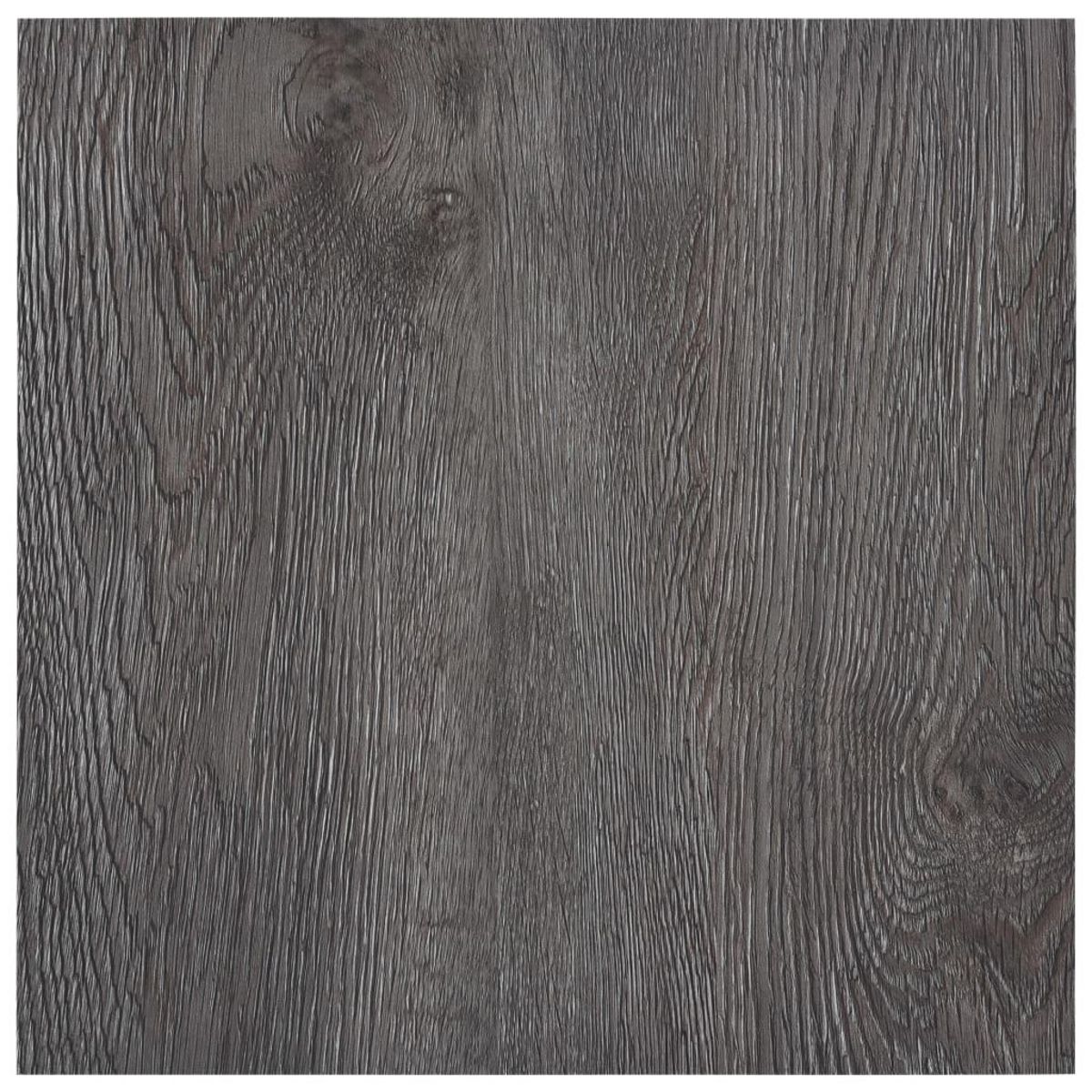 VIDAXL Dalles de plancher autoadhesives 5,11 m^2 PVC marron