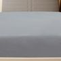 Voir la diapositive 3 : VIDAXL Drap-housse Jersey Gris 100x200 cm Coton