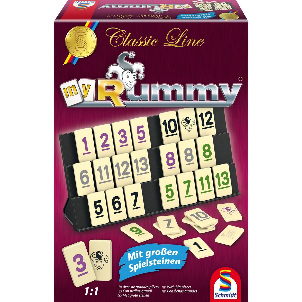 Schmidt Jeu de société - Classic line - My Rummy