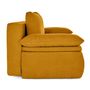 Voir la diapositive 6 : BEST MOBILIER Kurt - canapé 3 places convertible avec coffre en velours texturé