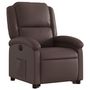 Voir la diapositive 4 : VIDAXL Fauteuil inclinable electrique marron similicuir