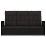 Voir la diapositive 3 : VIDAXL Banc de jardin inclinable et coussins noir 173cm resine tressee