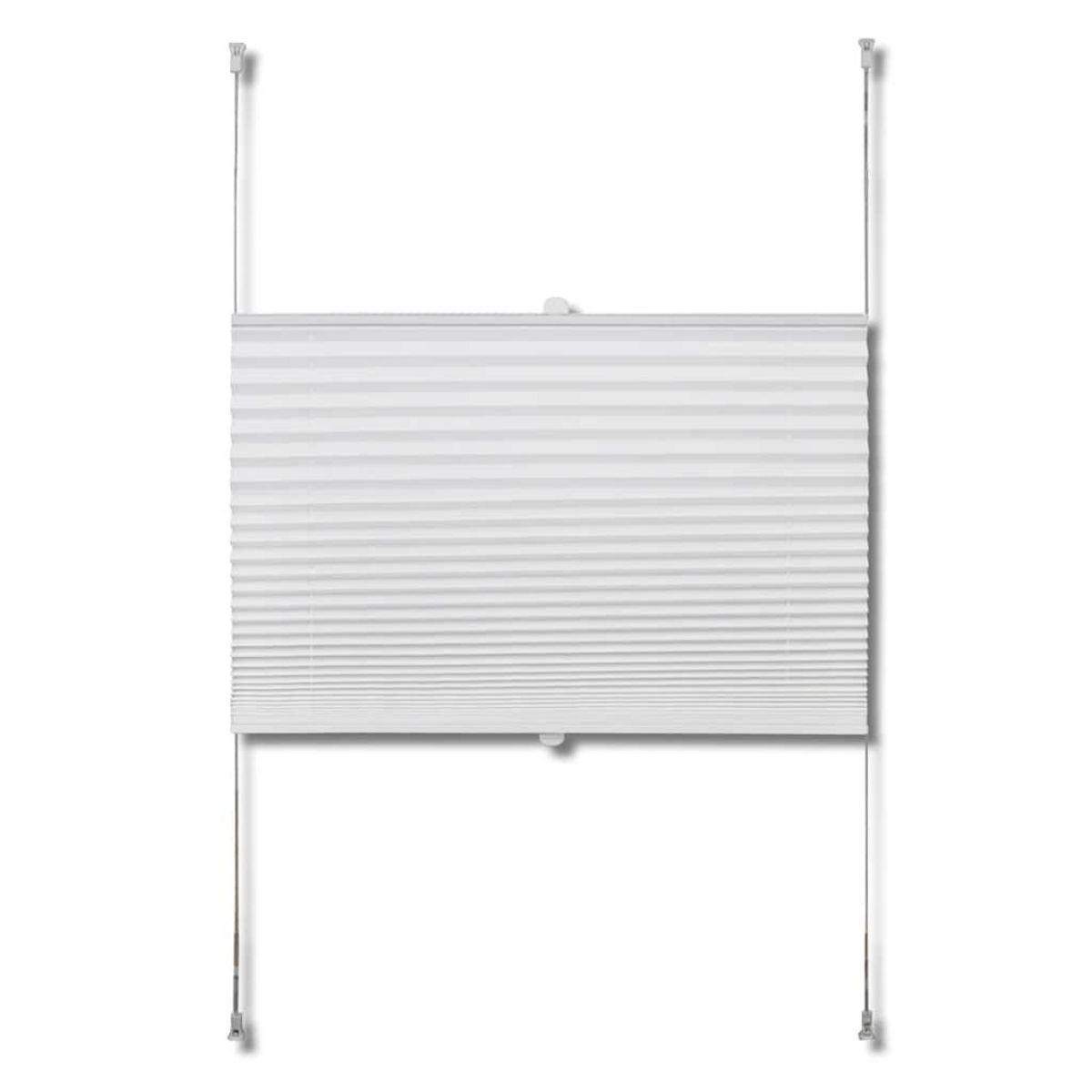 VIDAXL Store plisse 100x200 cm Blanc