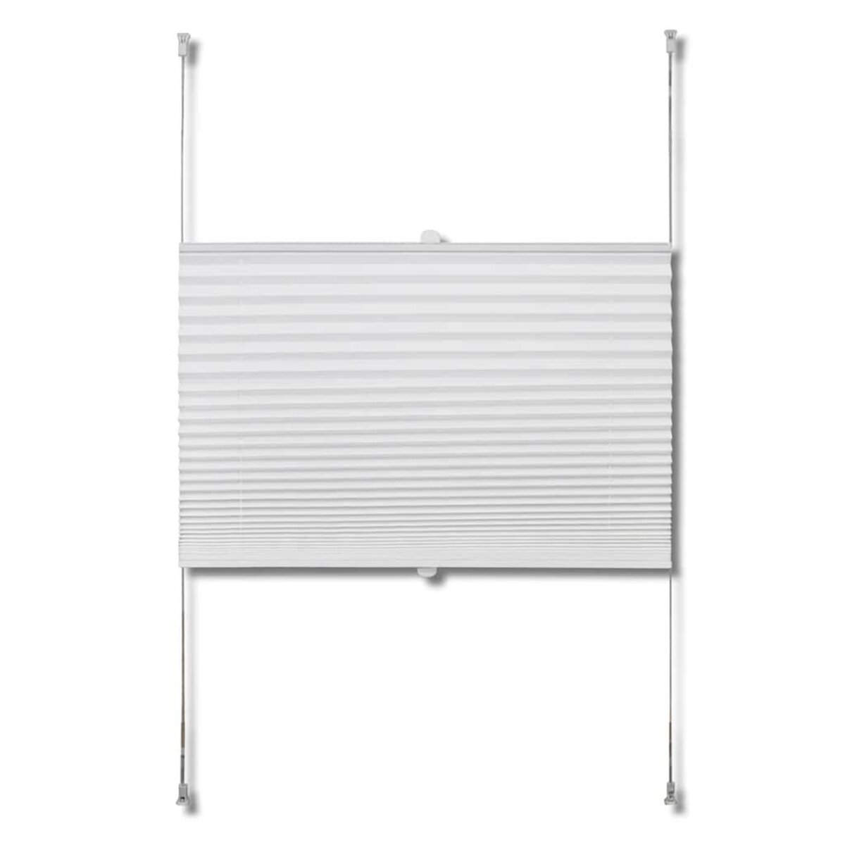 VIDAXL Store plisse 100x200 cm Blanc