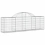 Voir la diapositive 3 : VIDAXL Paniers a gabions arques 11 pcs 200x30x60/80 cm Fer galvanise