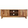 Voir la diapositive 2 : VIDAXL Meuble TV Bois massif de Sesham 118 x 30 x 40 cm