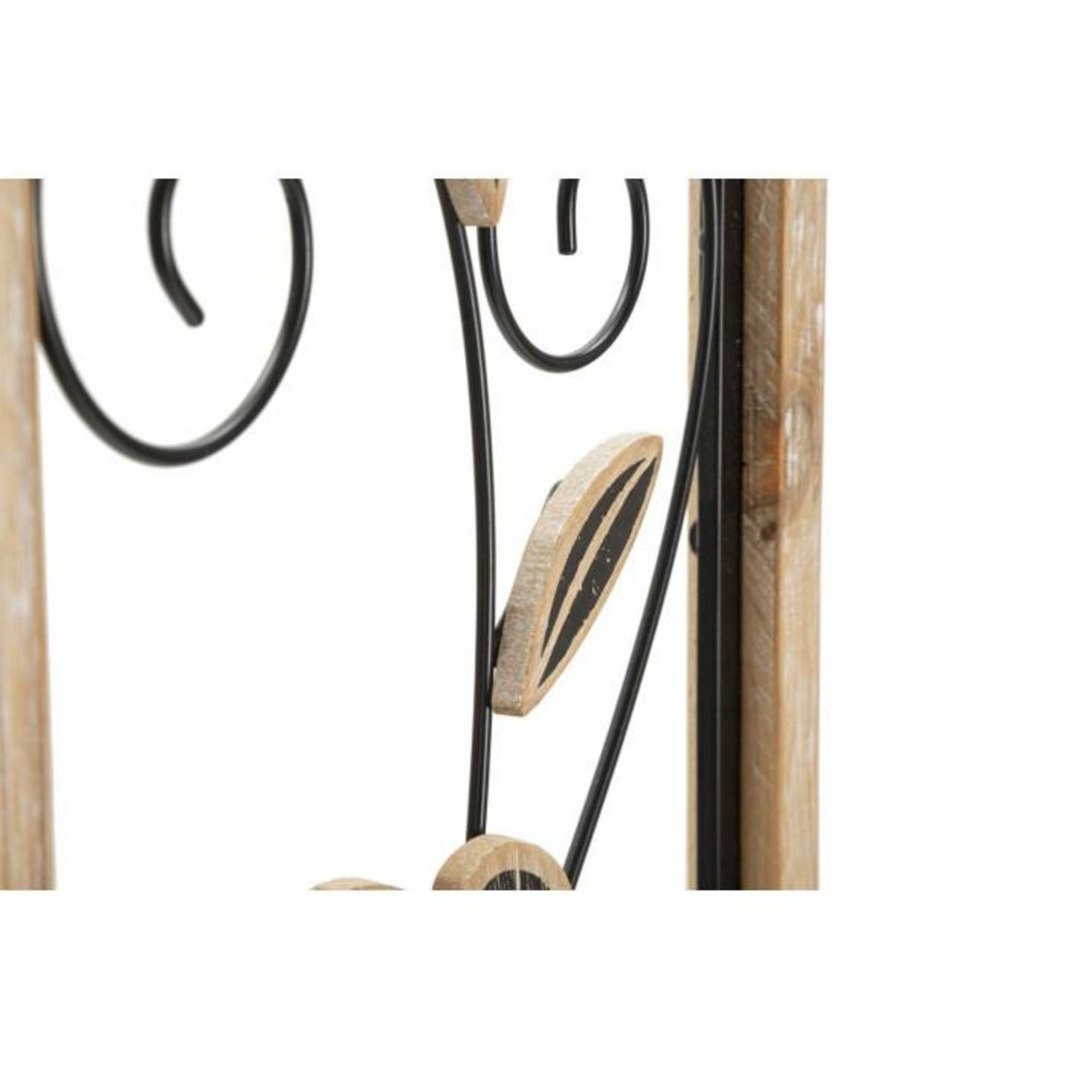 Paris Prix Décoration Murale Encadrée  Koman  60cm Naturel & Noir