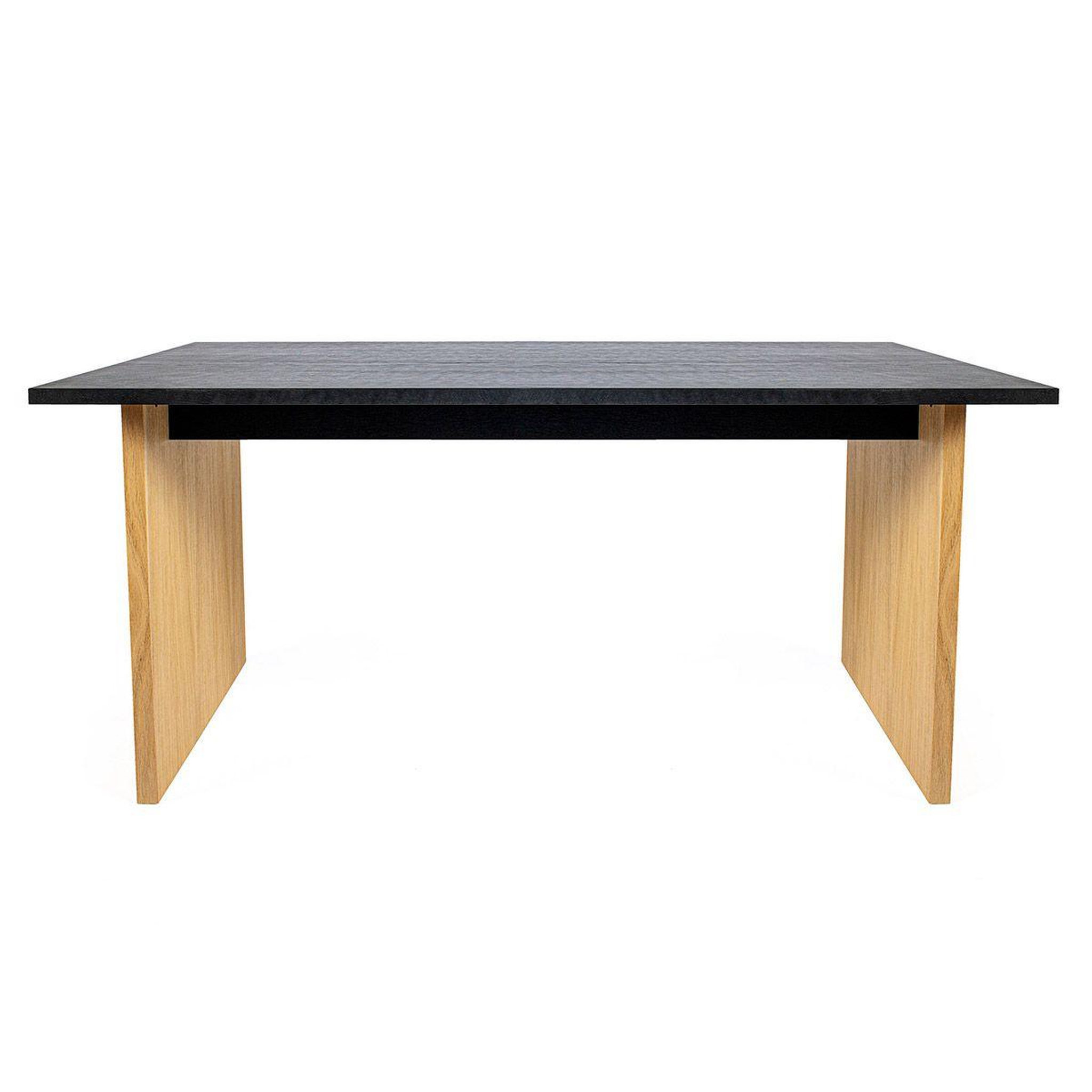 Paris Prix Table à manger design en bois  stripe  160cm noir