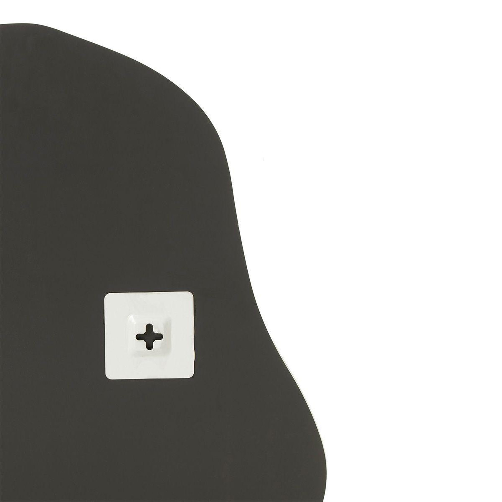 Voir la diapositive 2 : J-LINE Miroir Mural Design  Oly  50cm Argent