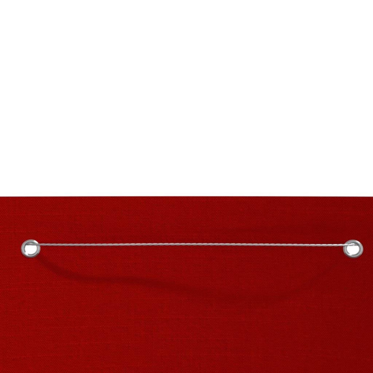 VIDAXL Ecran de balcon Rouge 80x240 cm Tissu Oxford
