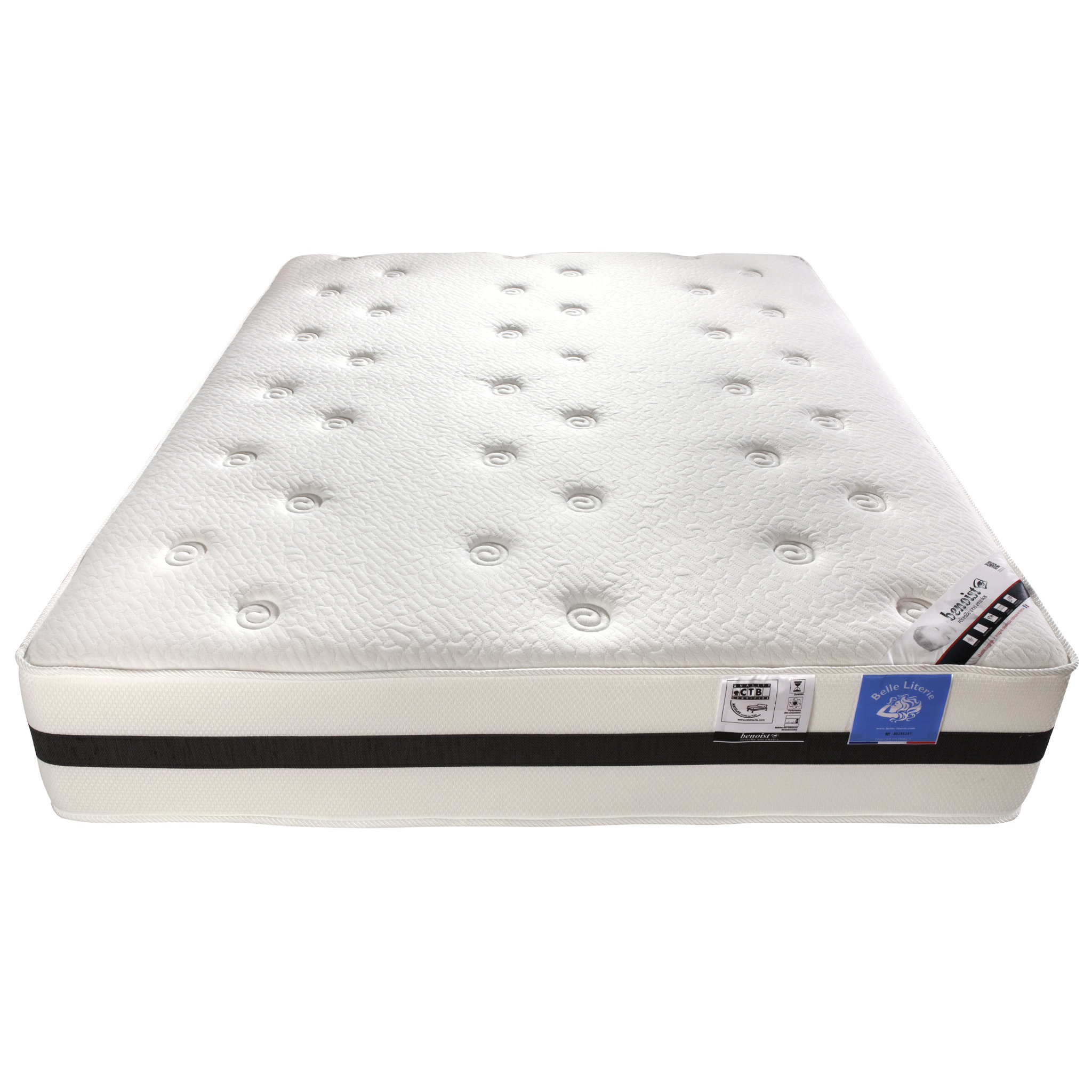 Voir la diapositive 2 : Matelas mousse 140x190 cm ANDALOU