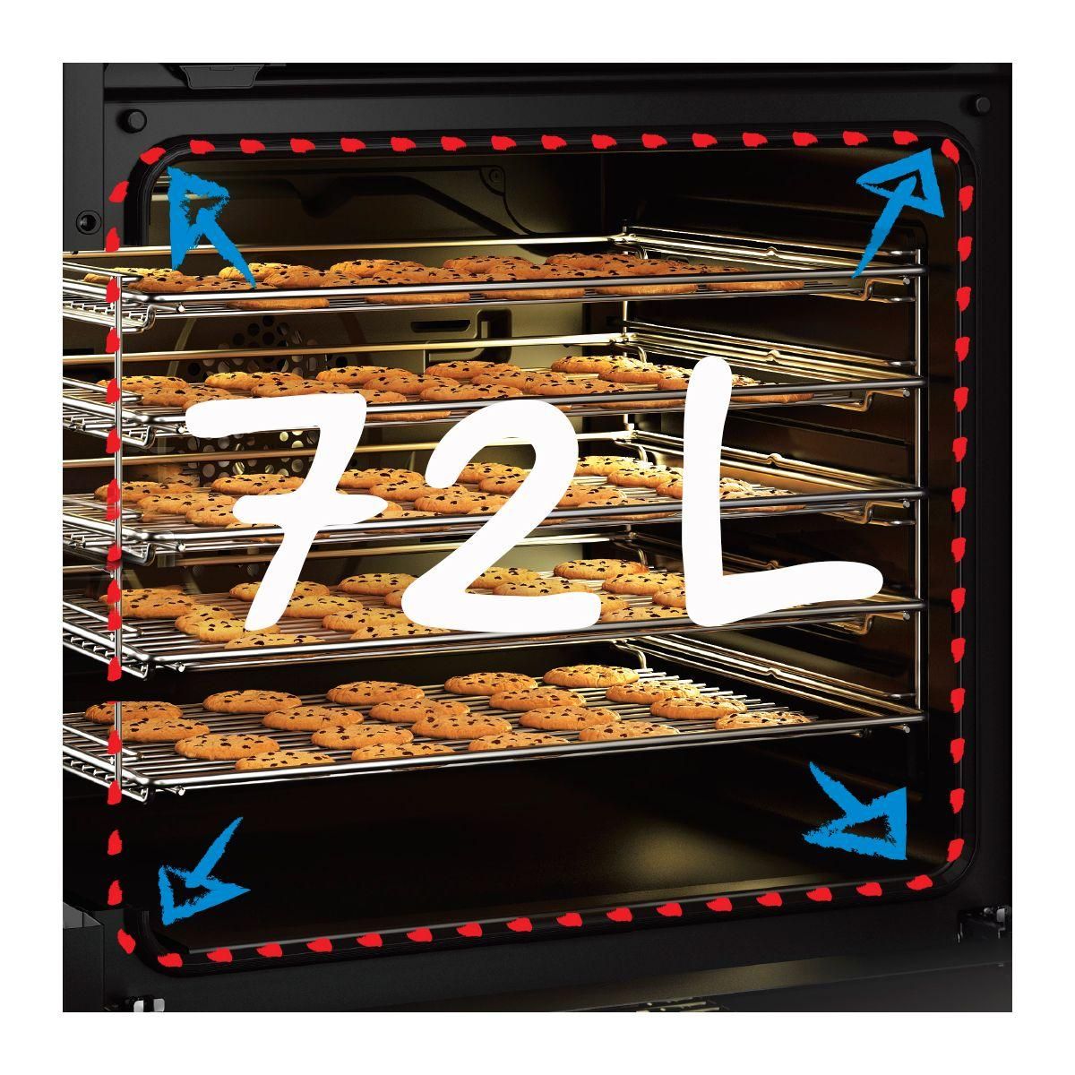 Beko Four encastrable fonction vapeur BCBIS14300MPSE Aeroperfect Vapeur assist