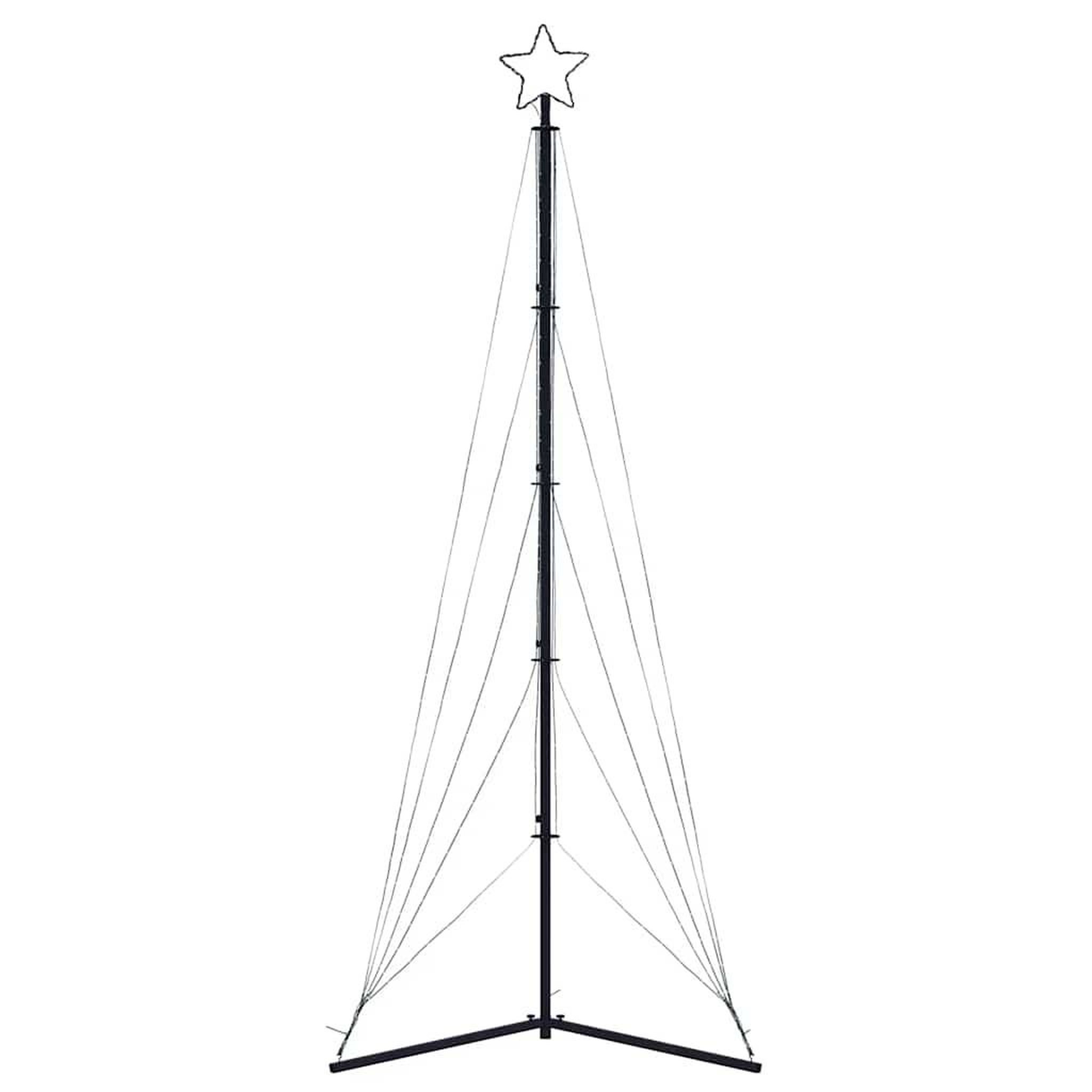 Voir la diapositive 5 : VIDAXL Sapin de Noël a LED 525 LED blanc chaud 302 cm