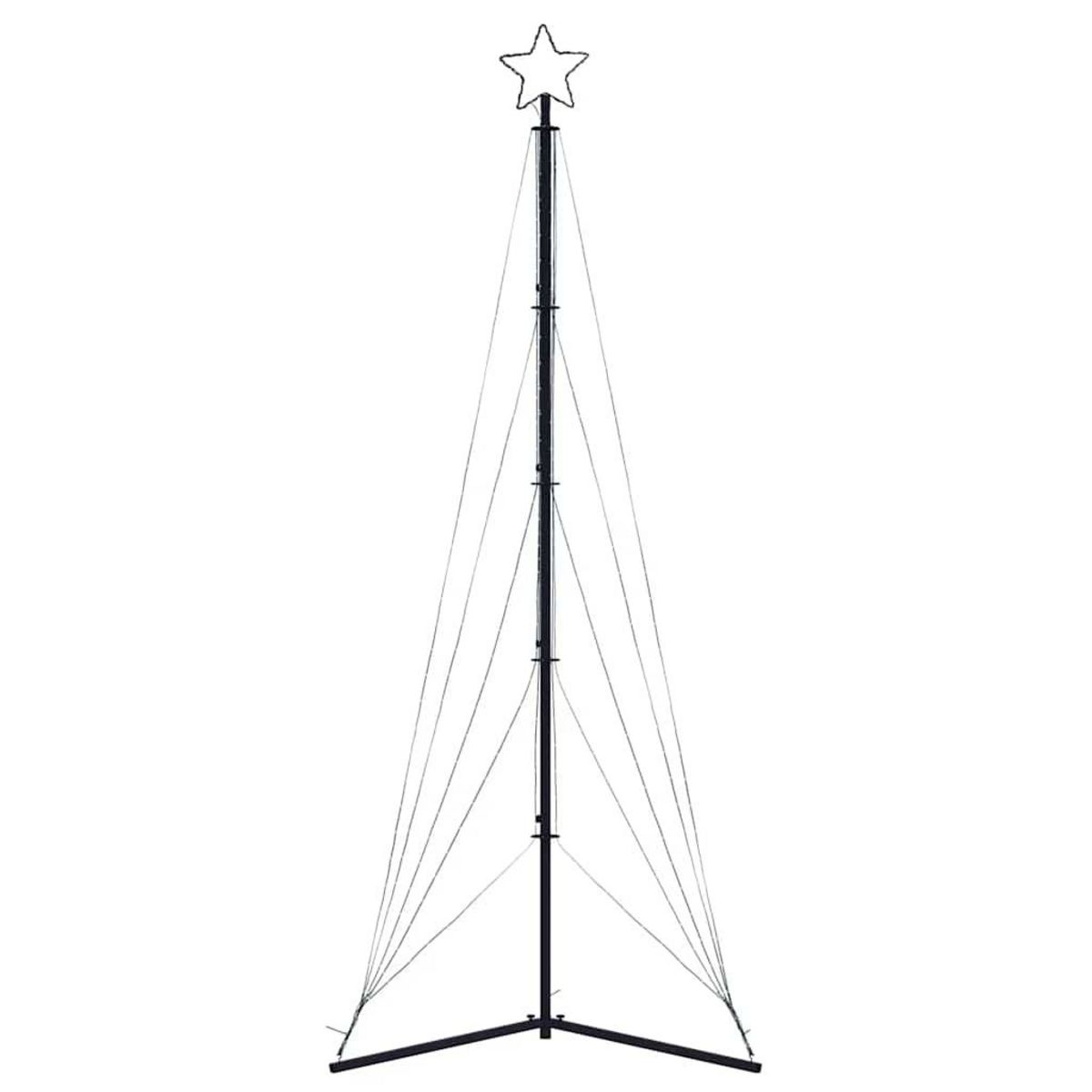 VIDAXL Sapin de Noël a LED 525 LED blanc chaud 302 cm