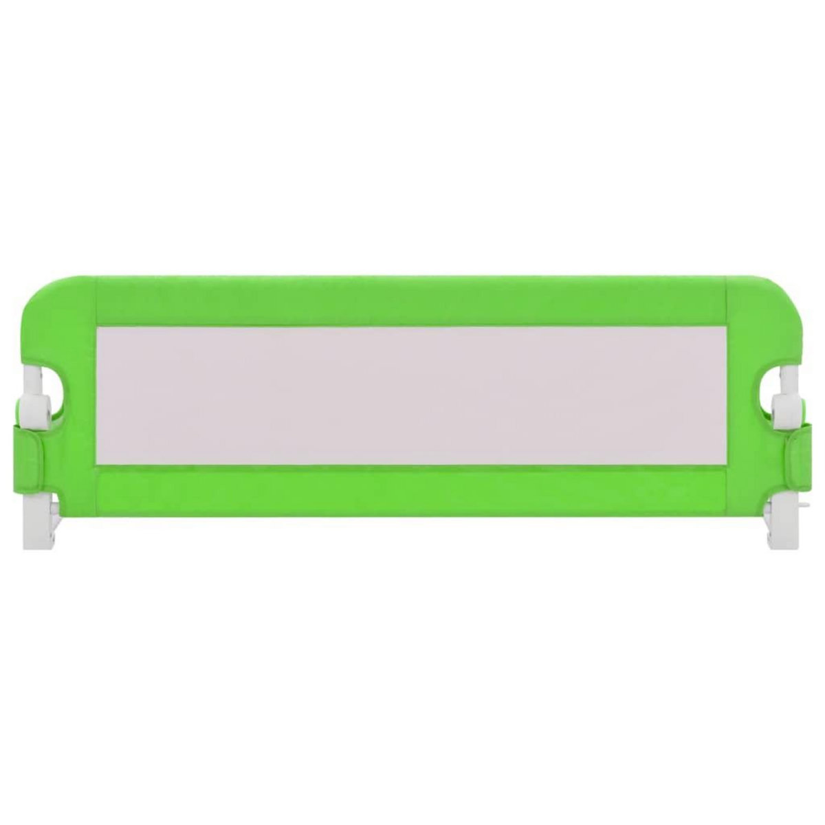 VIDAXL Barriere de securite de lit d'enfant Vert 120x42 cm Polyester