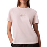 CALVIN KLEIN JEANS T Shirt Rose Femme Calvin Klein Jeans Classic Foil. Coloris disponibles : Rouge