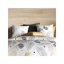 Voir la diapositive 2 : ATELIER DU COTON Housse de couette 200x200 ENVOLE + 2 taies coton 57 fils