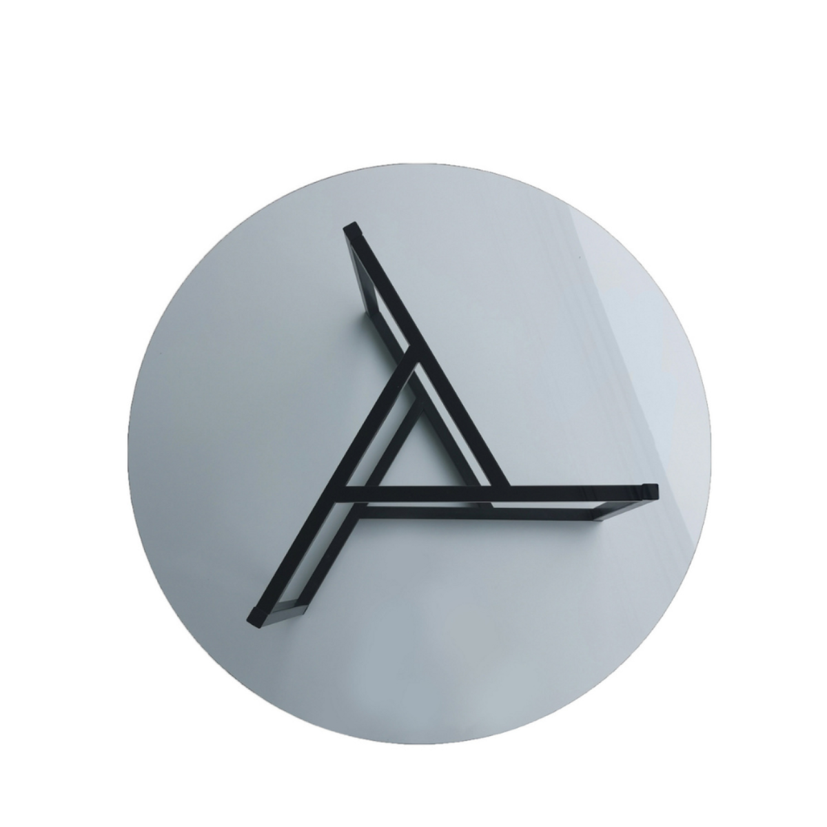 CONCEPT USINE Table basse plateau en verre trempé MIA