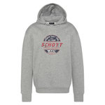 Schott Sweat à Capuche  Homme Schott SWHUSTOUR. Coloris disponibles : Gris