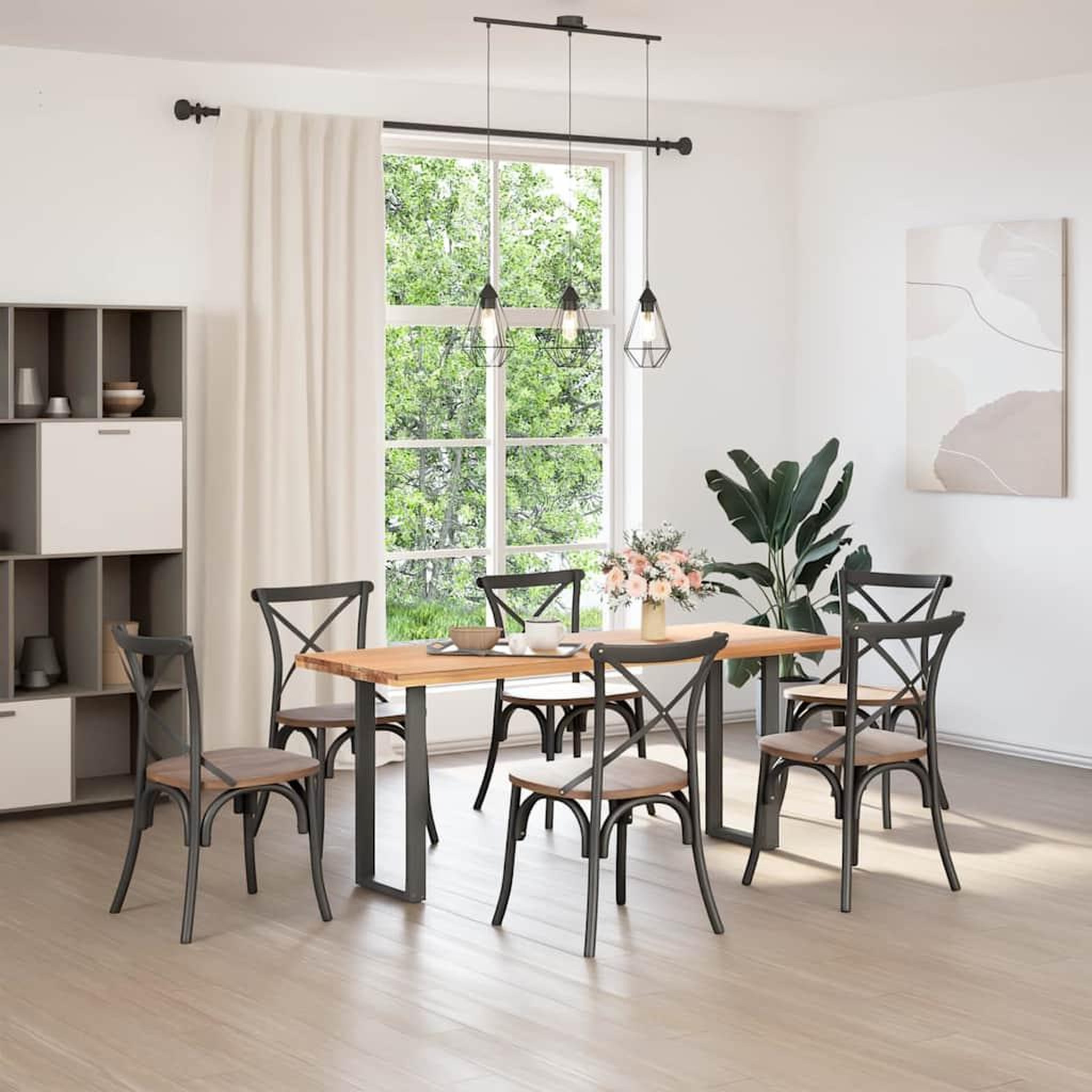 Voir la diapositive 2 : VIDAXL Pieds de table basse forme de U 2 pcs anthracite 38x(72-73) cm