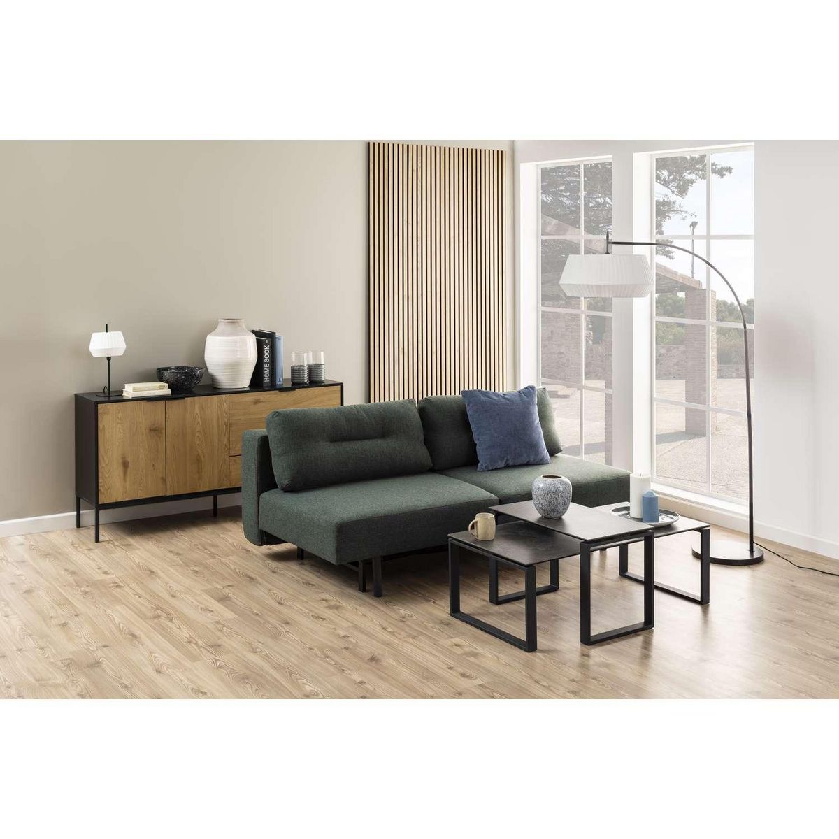 TOILINUX Canapé convertible Mailing - 3 places