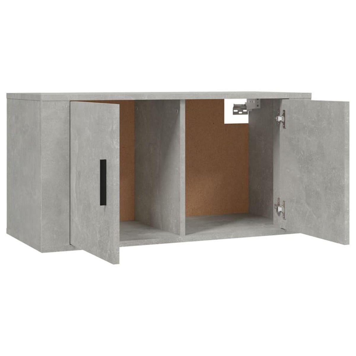 VIDAXL Meubles TV muraux 2 pcs gris beton 80x34,5x40 cm