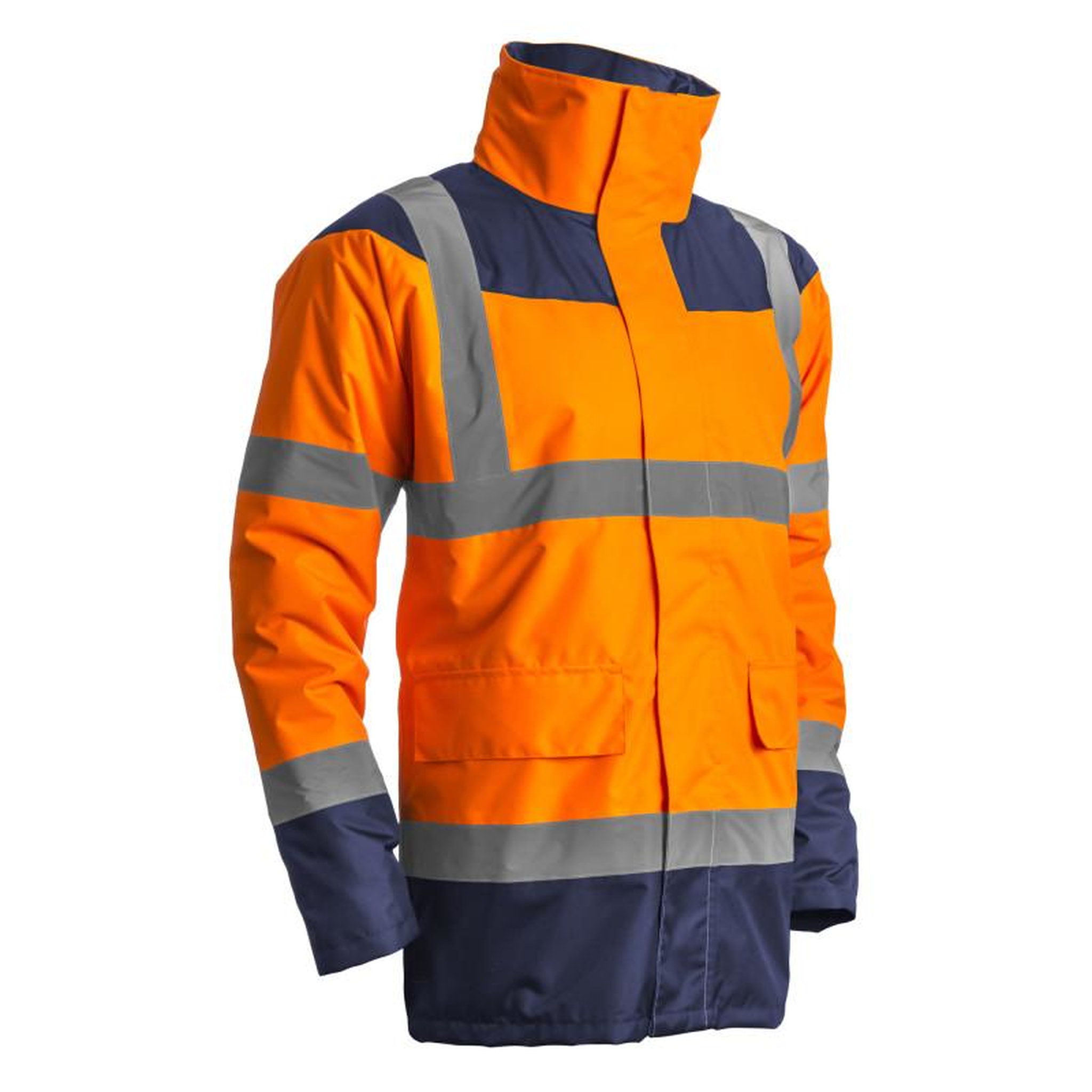 Voir la diapositive 2 : Coverguard Parka matelassée Keta à haute visibilité orange marine T S COVERGUARD 7KETOS