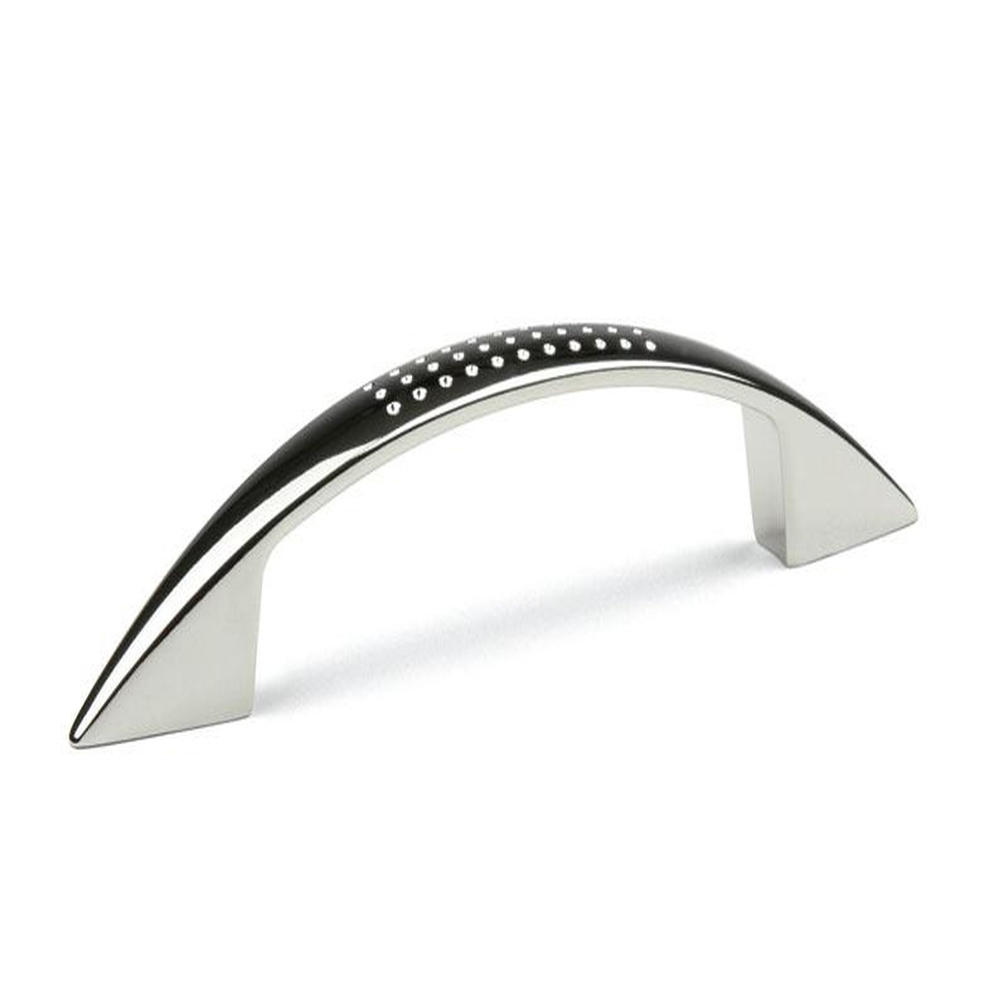 CENTRALE BRICO Poignée de meuble Ruona 96 chrome brillant + vis