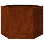 VIDAXL Jardiniere Rouille 60x60x45 cm Acier corten