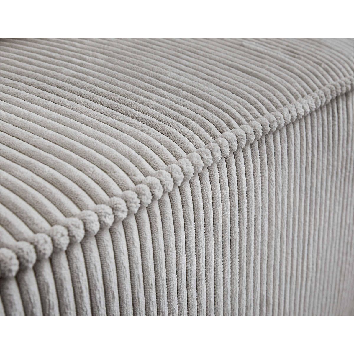 LISA DESIGN Colombine - module d'assise sans accoudoirs - en velours côtelé